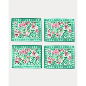 NEW LILLY PULITZER dinner napkins - set of 4 in green